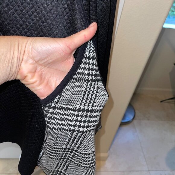 Matti Mamane Womens Top Black Size Large Pullover Quilted Avant Garde Israel New - Picture 3 of 16